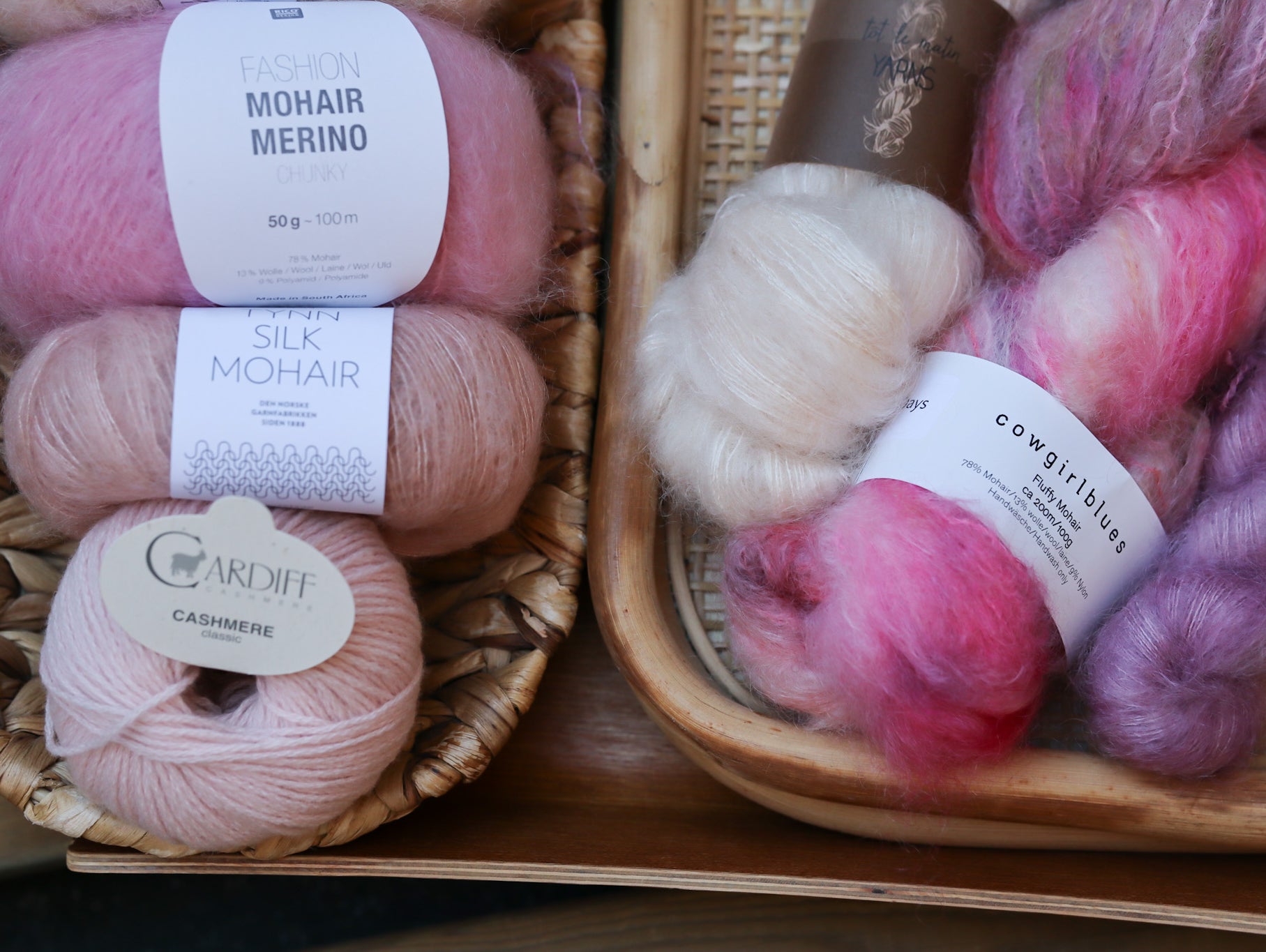 Syksyn suosituimmat langat, osa 2: Mohair ja kashmir