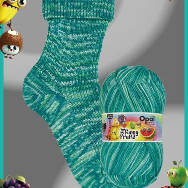 Opal 4-ply - Funny Fruits | Sukkalangat Snurre.fi