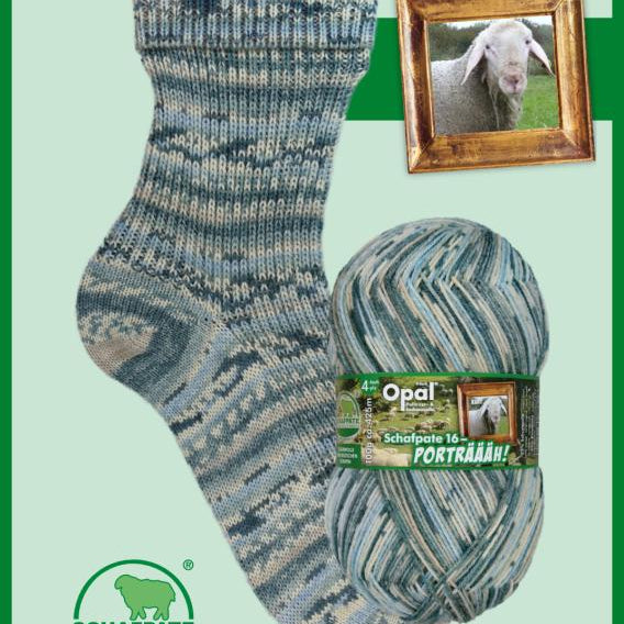 Opal Schaftpate Porträäh 4ply