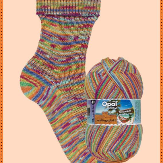 Opal Lieblingsplatz 4 ply, sukkalanka