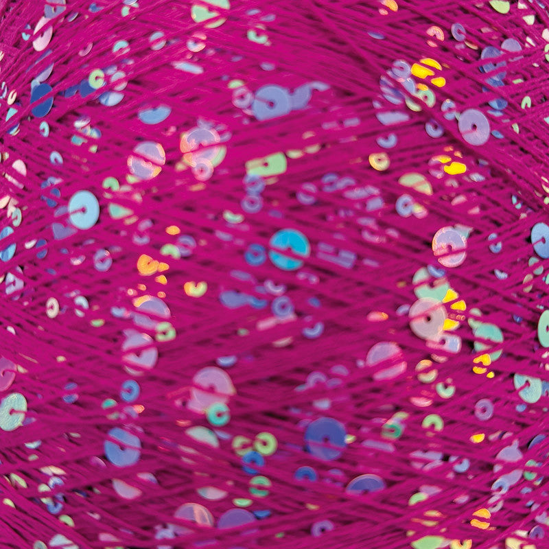Mondial Glitter – puuvillalanka paljeteilla