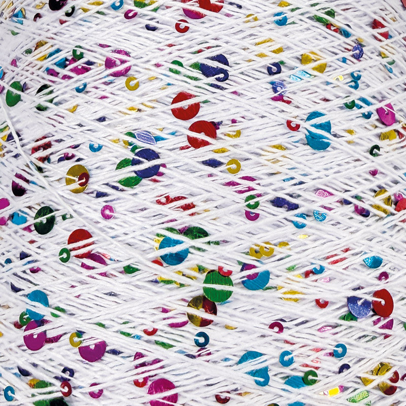 Mondial Glitter – puuvillalanka paljeteilla