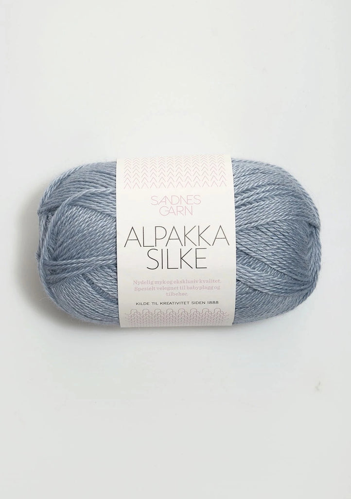 Sandnes Garn Alpakka Silke, 6041 Stövet Blå