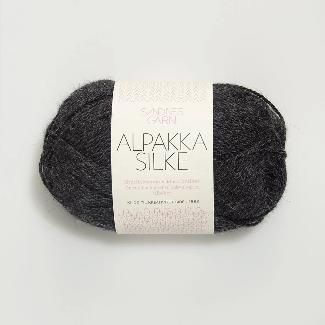 Sandnes Garn Alpakka Silke, 1088 Koksmelert