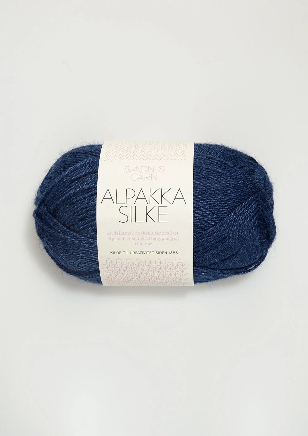 Sandnes Garn Alpakka Silke, 6063 Ink Blå