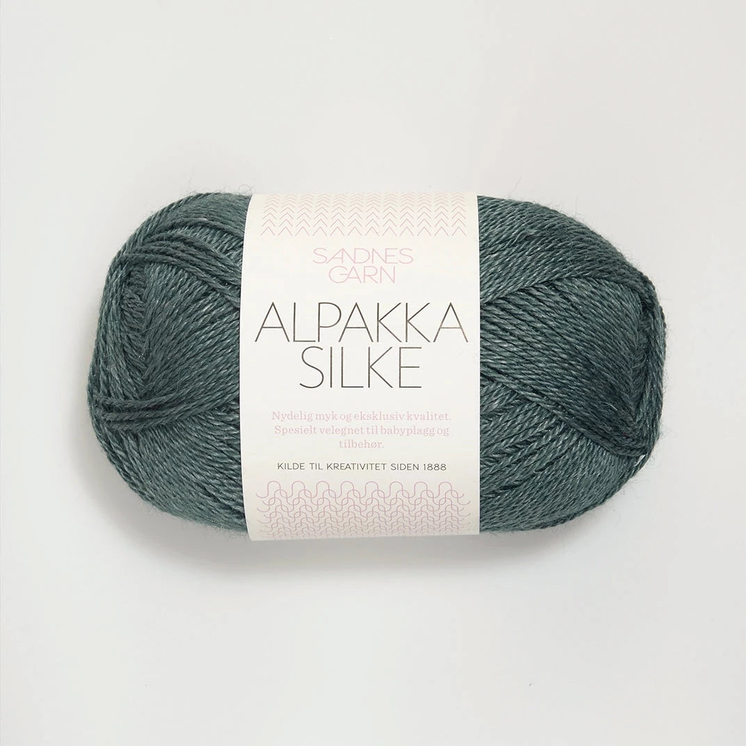 Sandnes Garn Alpakka Silke, 7572 Petroleum