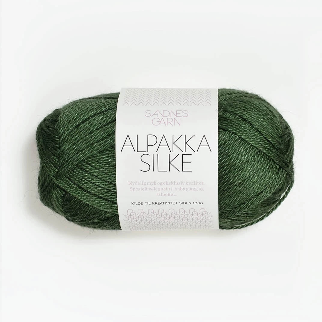 Sandnes Garn Alpakka Silke, 8264 Grönn