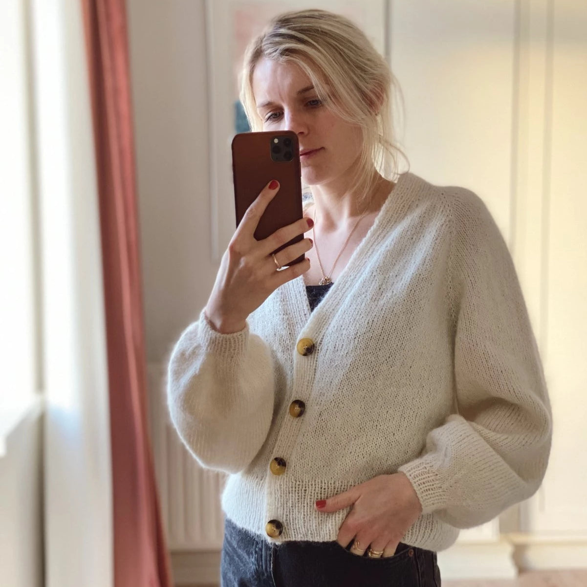 Balloon Cardigan by PetiteKnit