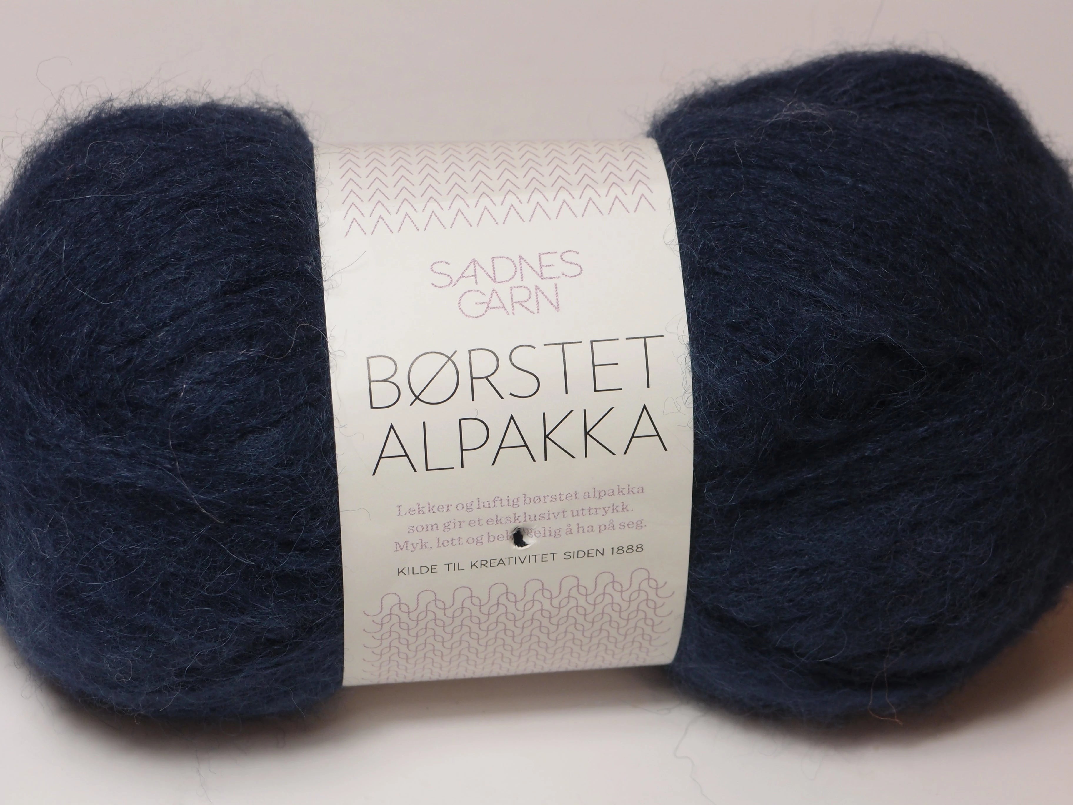 Sandnes Garn Borstet Alpakka, 5575 MARINEBLÅ