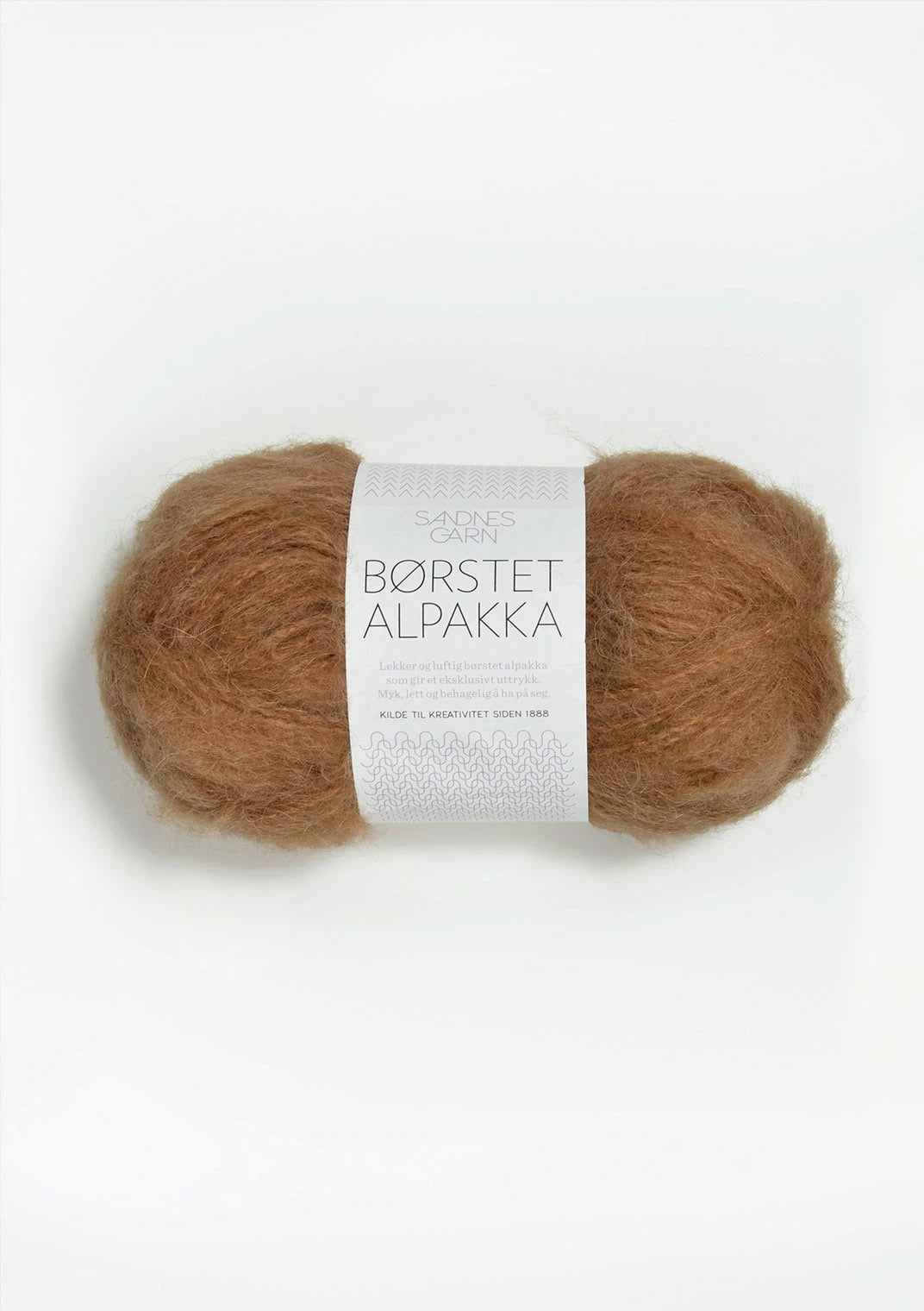 Sandnes Garn Borstet Alpakka, 2543 BRUNT SUKKER
