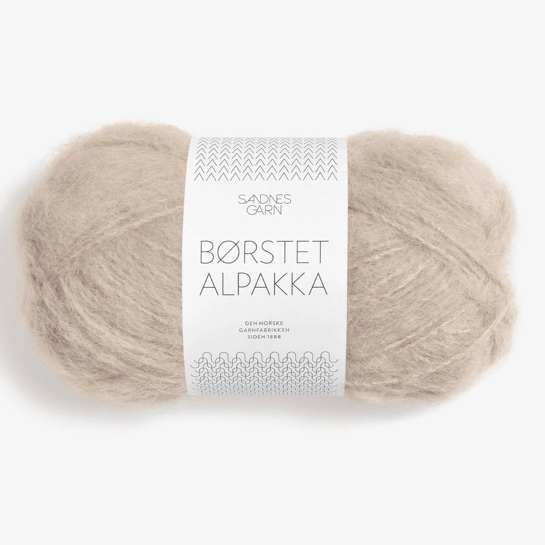 Sandnes Garn Borstet Alpakka, 3021 BEIGE