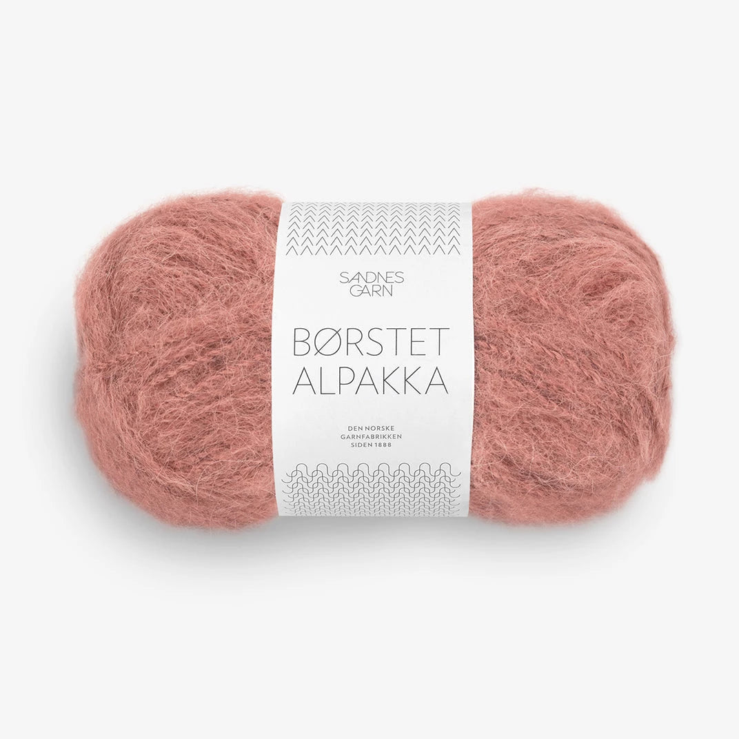Sandnes Garn Borstet Alpakka, 3553 PLOMMEROSA
