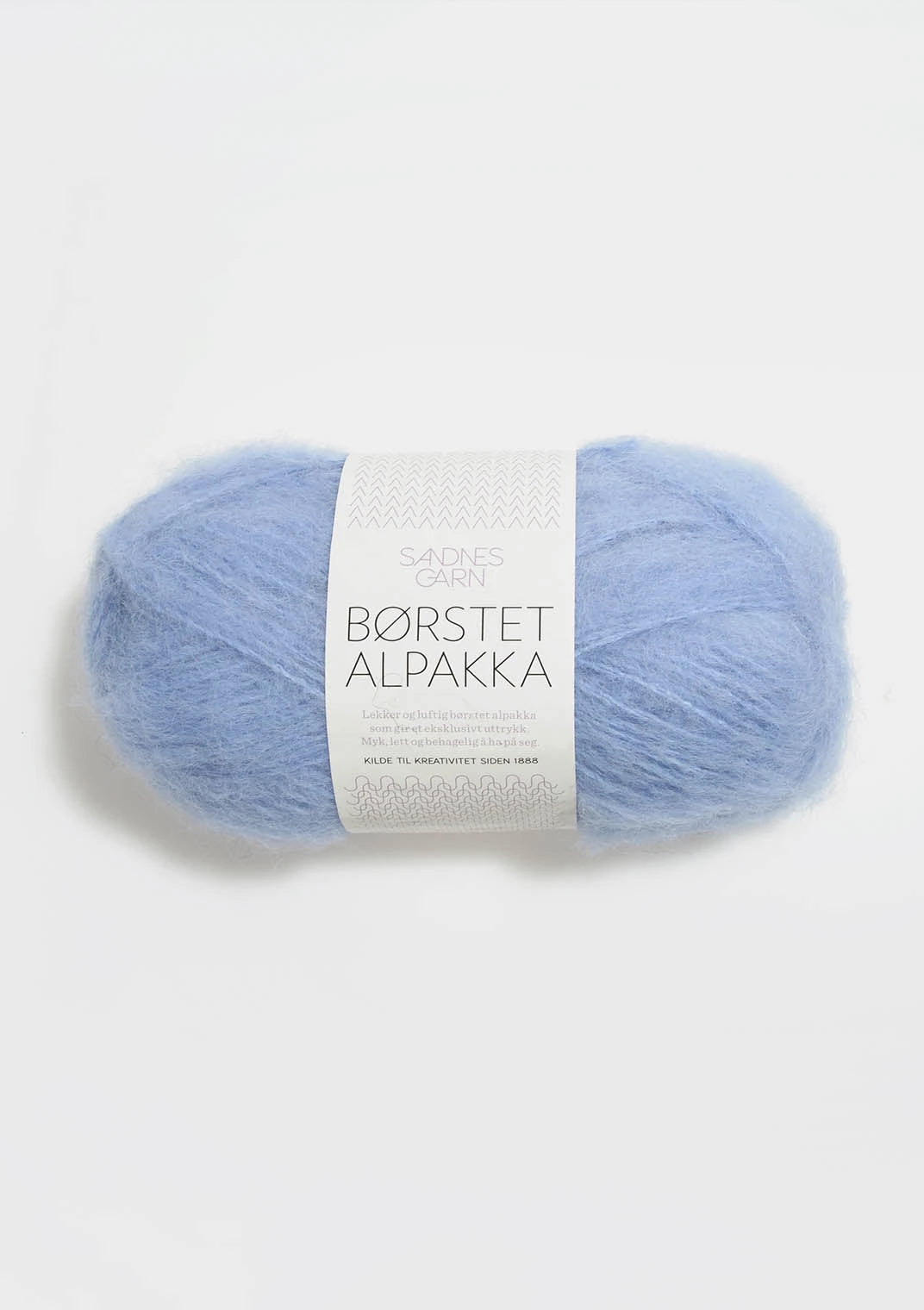 Sandnes Garn Borstet Alpakka, 6003 LYS BLÅ