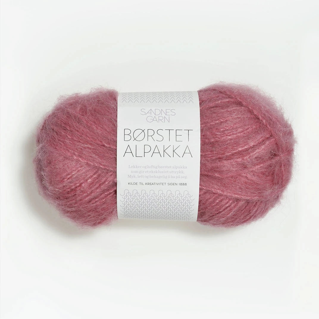 Sandnes Garn Borstet Alpakka, 4324 VARM ROSA