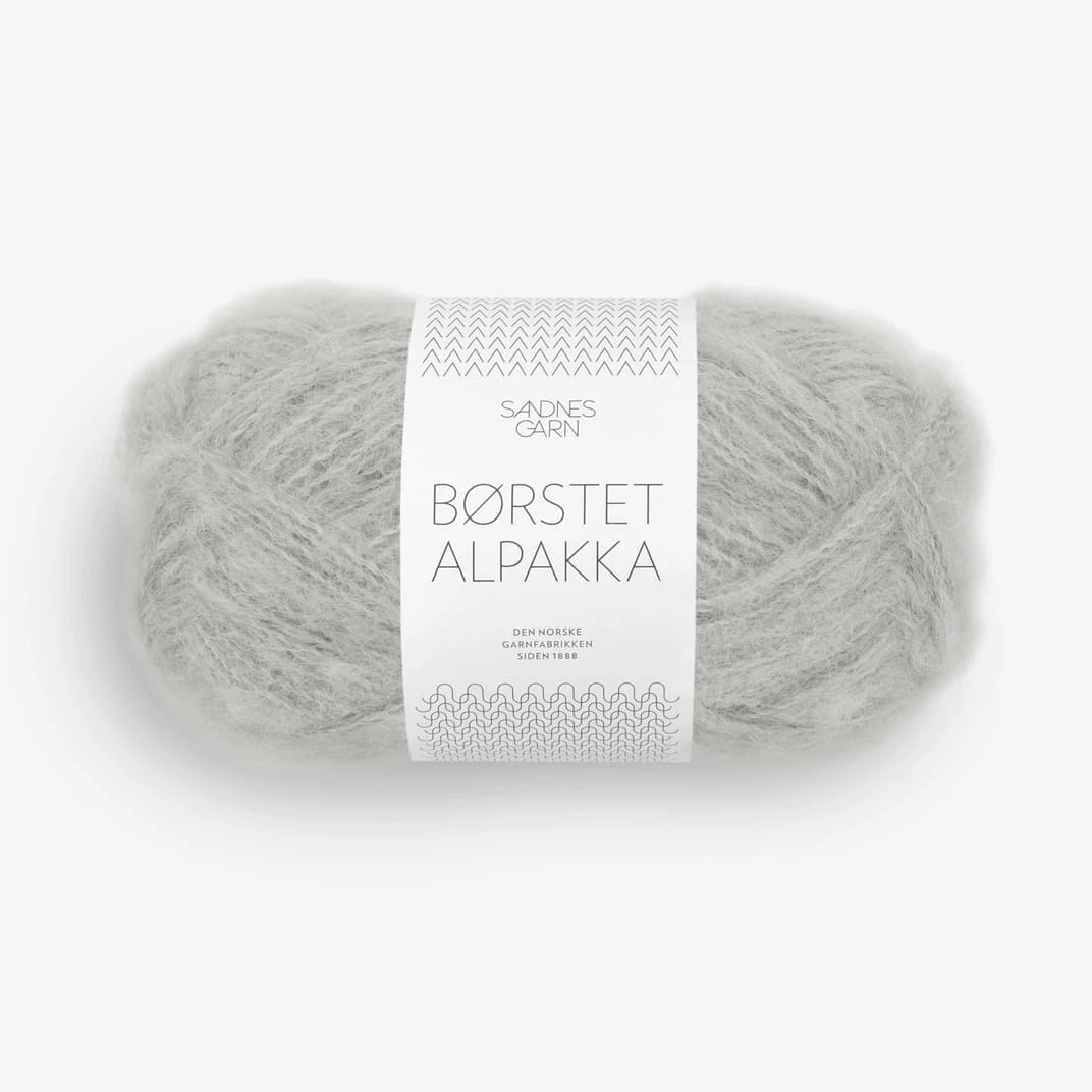 Sandnes Garn Borstet Alpakka, 3502 GRÅ TÅKE