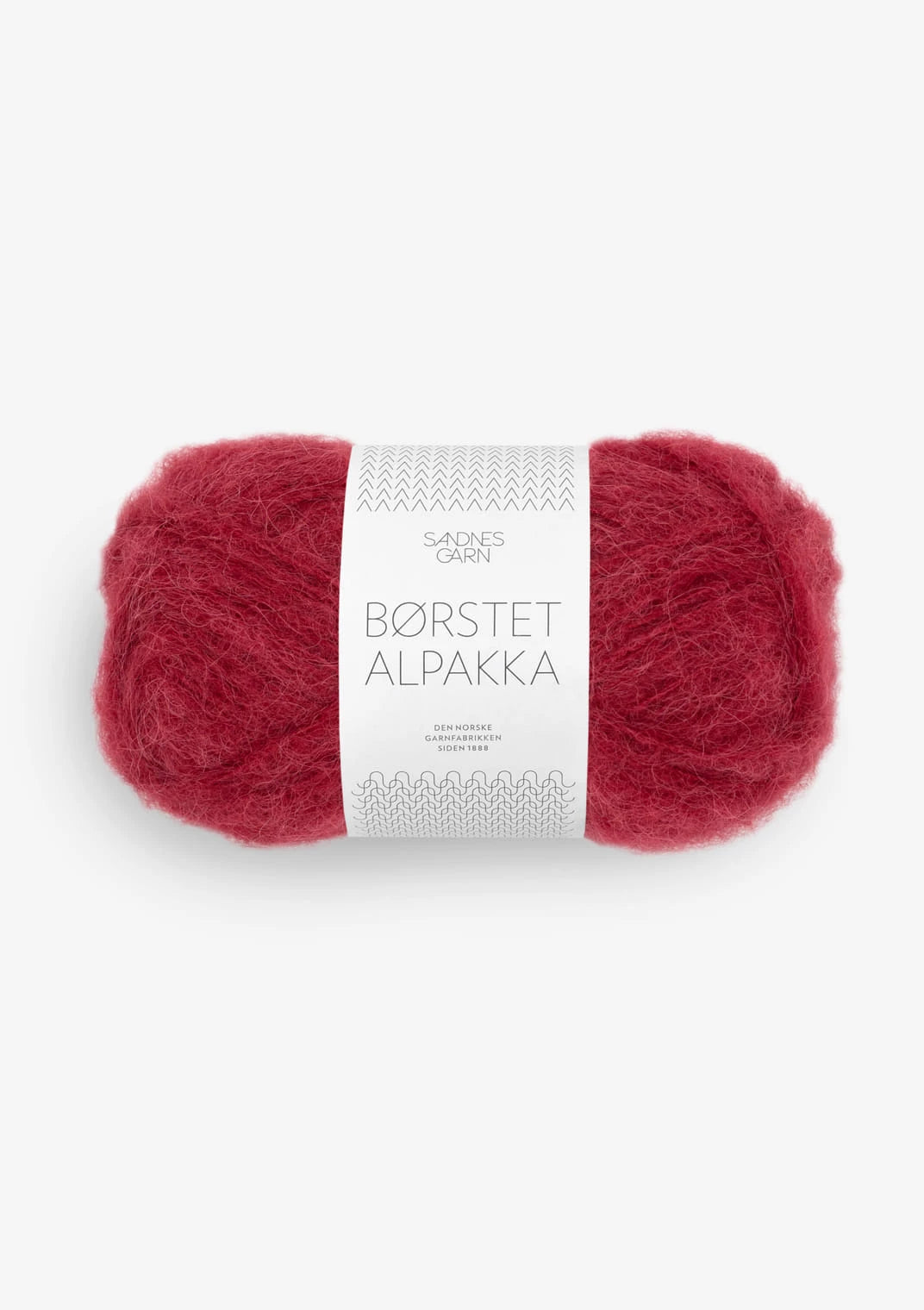 Sandnes Garn Borstet Alpakka, 4236 DYP RÖD