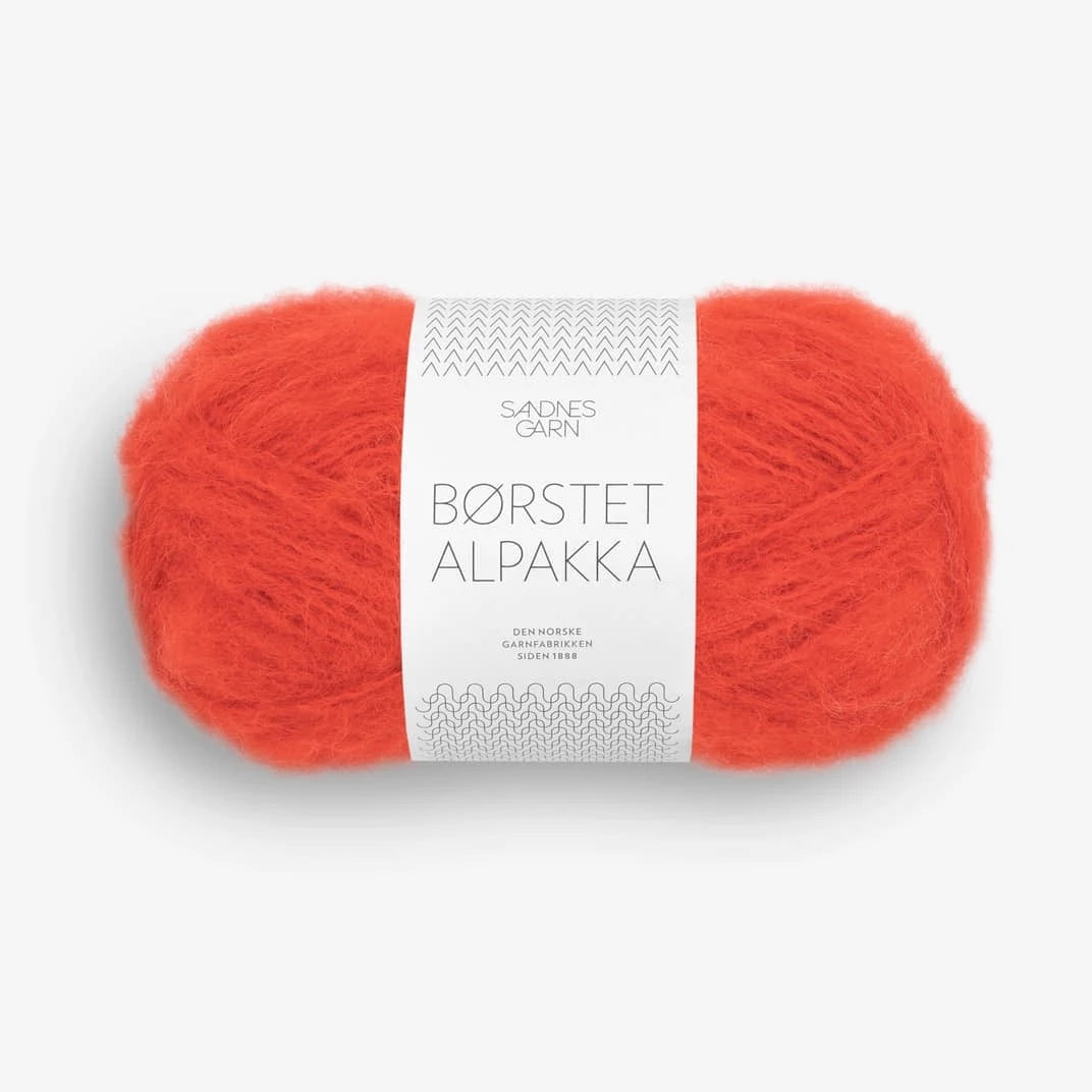 Sandnes Garn Borstet Alpakka, 3819 SPICY ORANGE