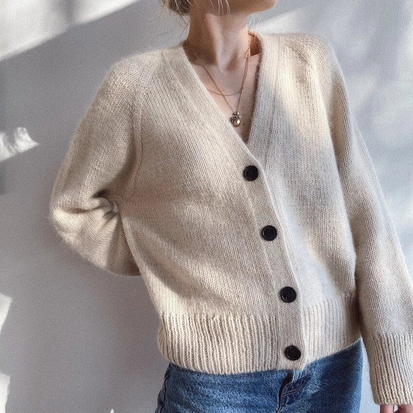 Champagne Cardigan by PetiteKnit