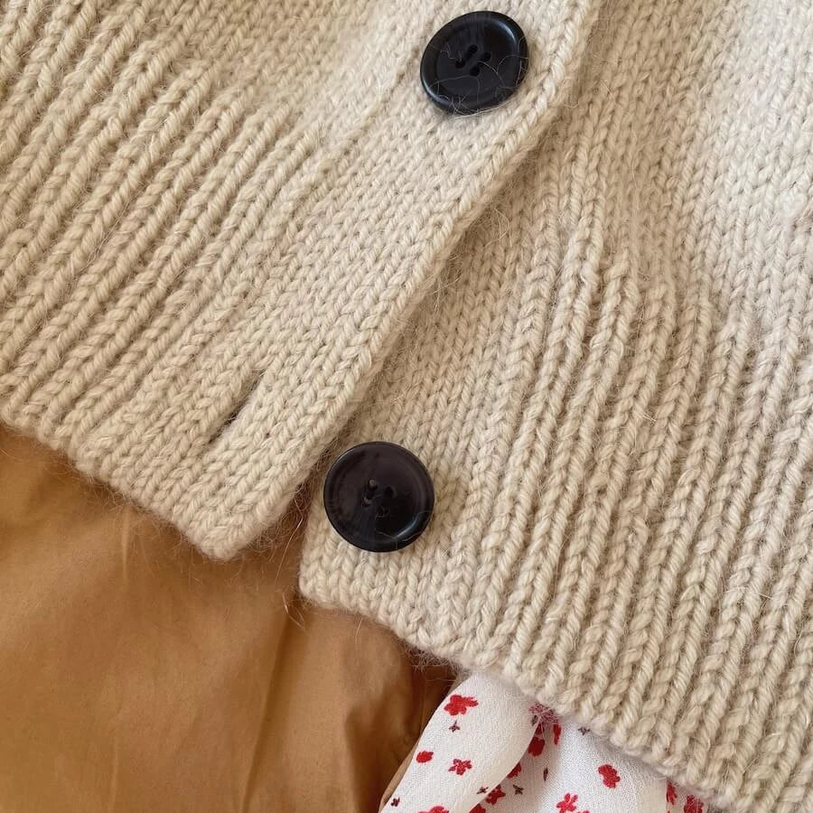 Champagne Cardigan by PetiteKnit