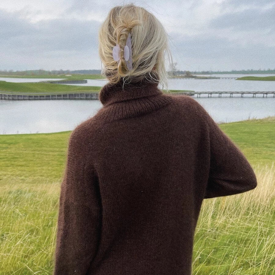 Chestnut Dress by PetiteKnit