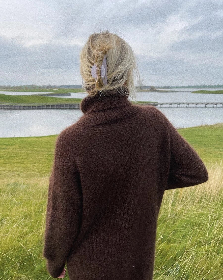 Chestnut Dress by PetiteKnit