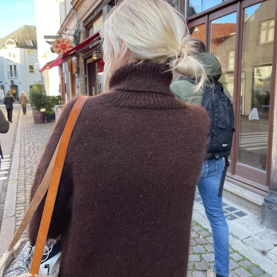 Chestnut Dress by PetiteKnit