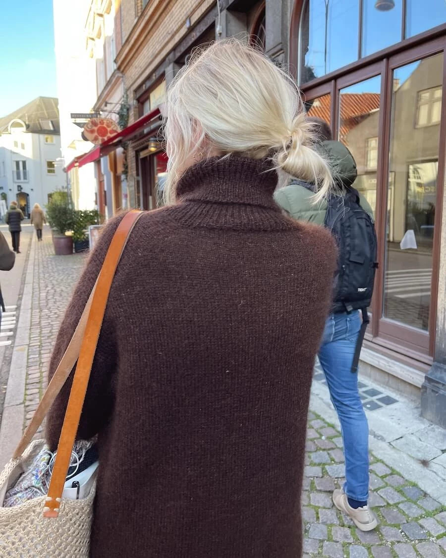 Chestnut Dress by PetiteKnit