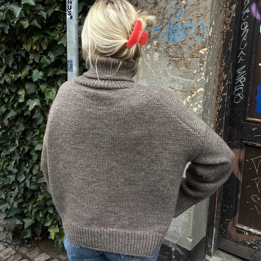 Chestnut Dress by PetiteKnit