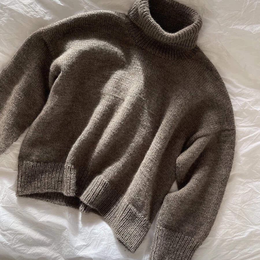 Chestnut Dress by PetiteKnit