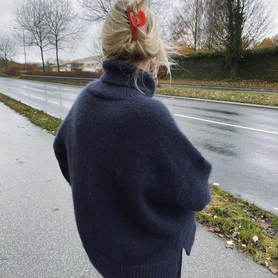 Chestnut Dress by PetiteKnit