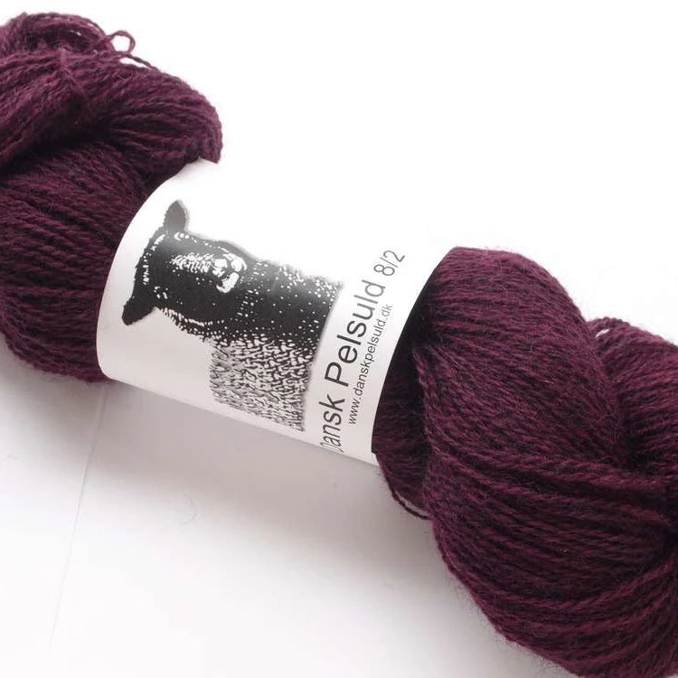 Dansk Pelsuld 8/2 13 Mörk Syren