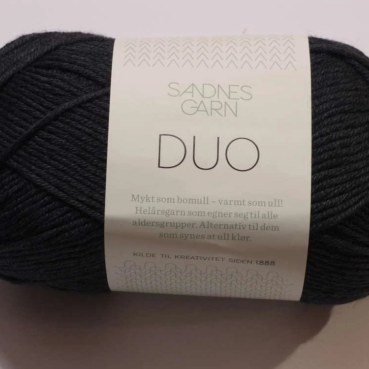 Duo Sandnes Garn 1099 Sort