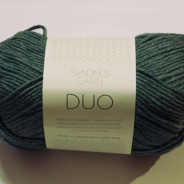 Duo Sandnes Garn 6862 Dyp Aqua