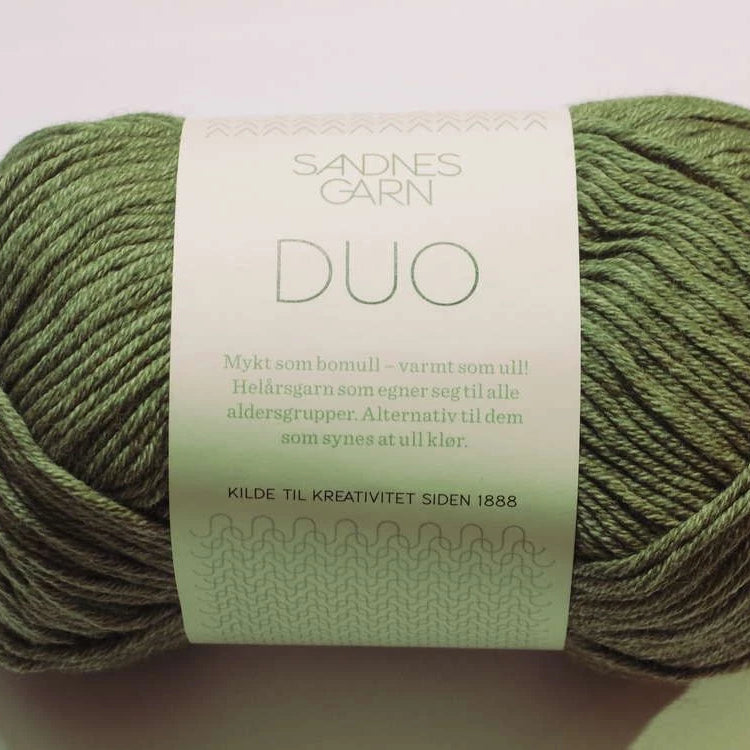 Duo Sandnes Garn 9551 Stövet Mosegrönn