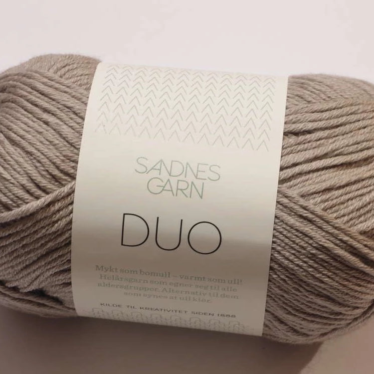 Duo Sandnes Garn 2650 Beige Melert