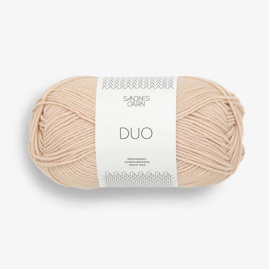 Sandnes Garn Duo, 3011 Mandelhvit