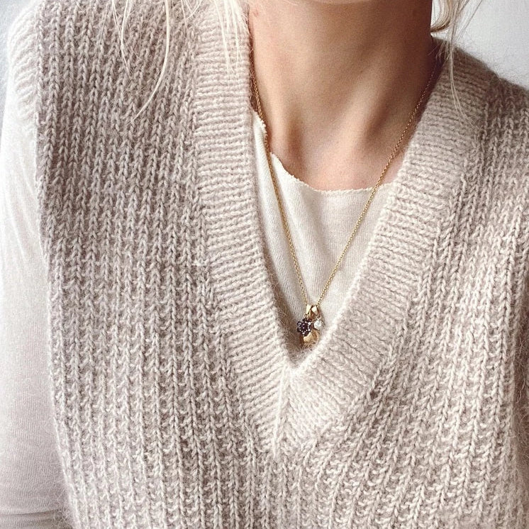 Friday Sliopver V-neck by PetiteKnit