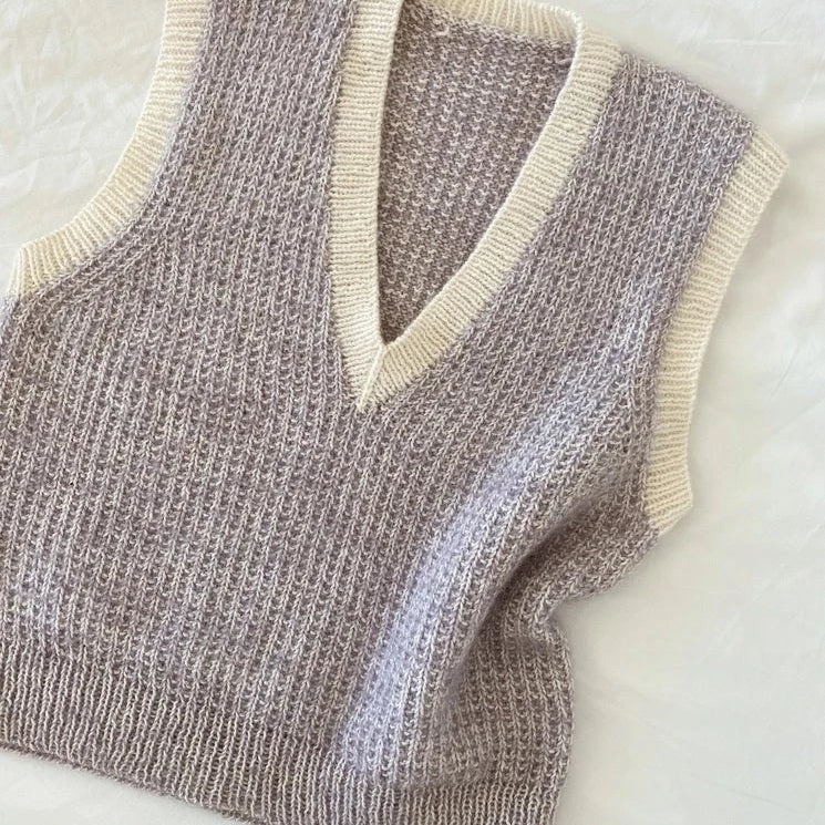 Friday Sliopver V-neck by PetiteKnit