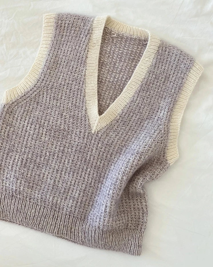 Friday Sliopver V-neck by PetiteKnit