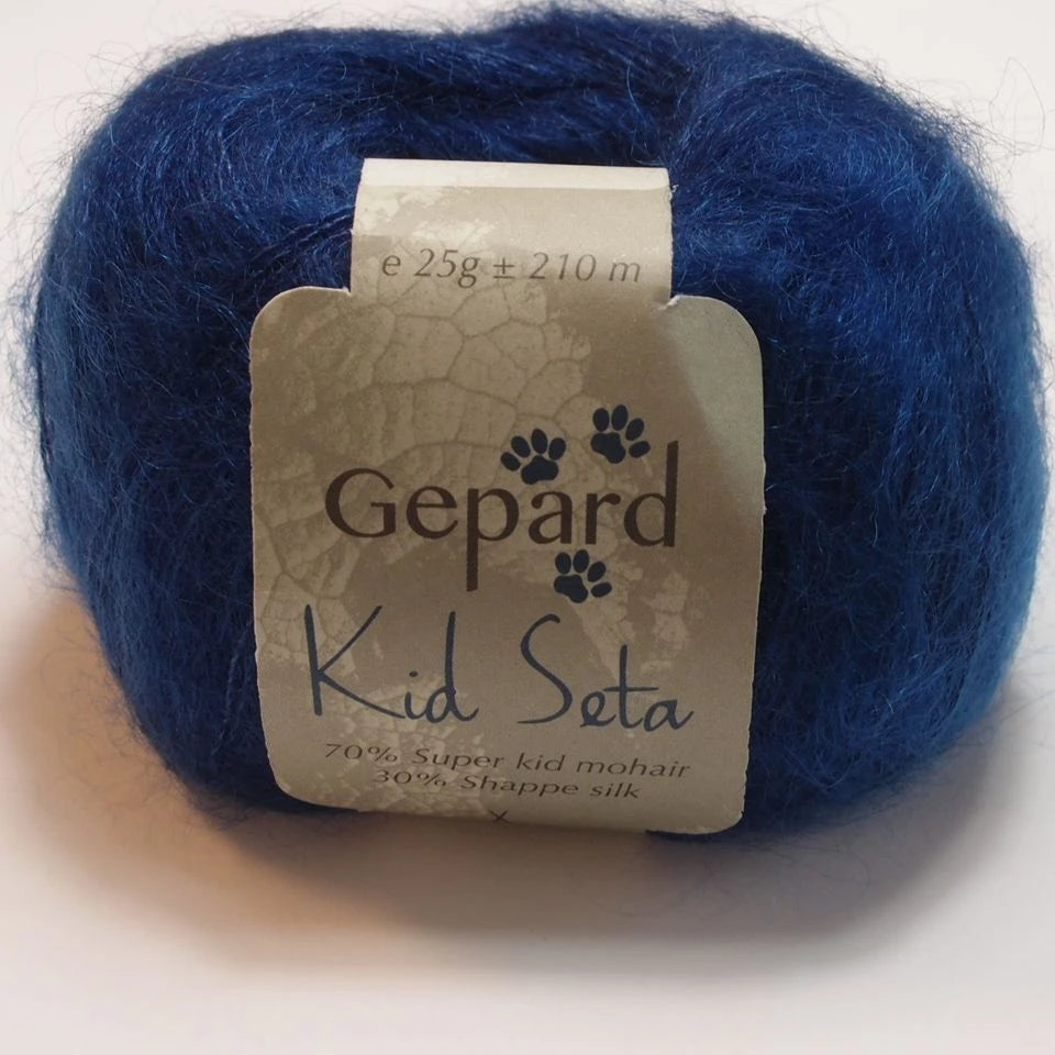 Gepard Kid Seta, silkkimohair 832 Royal Blue