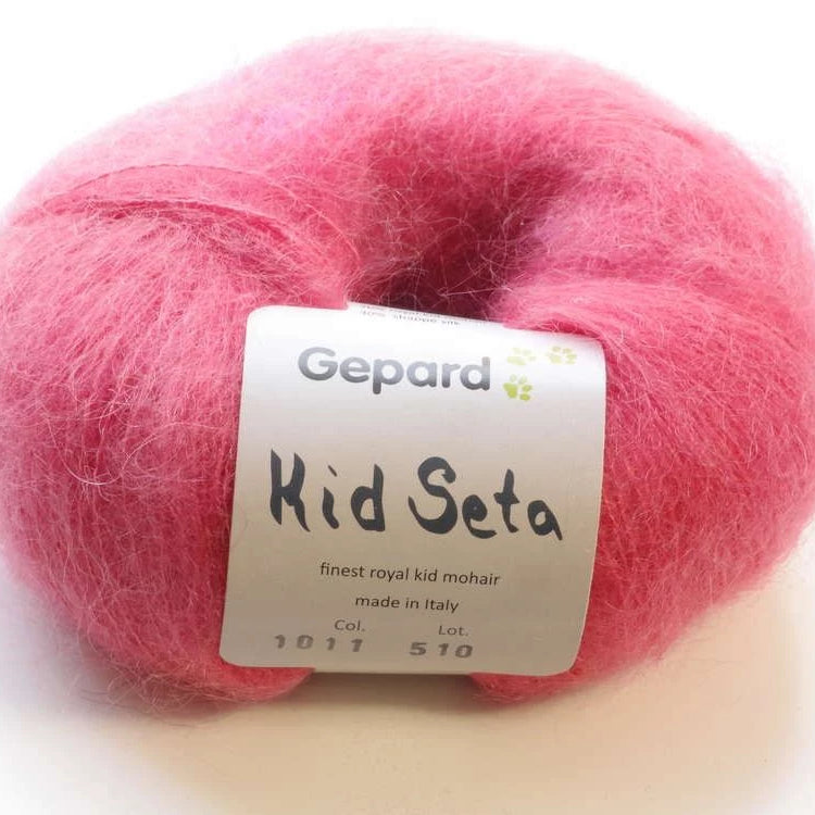 Gepard Kid Seta, silkkimohair 1011 pink