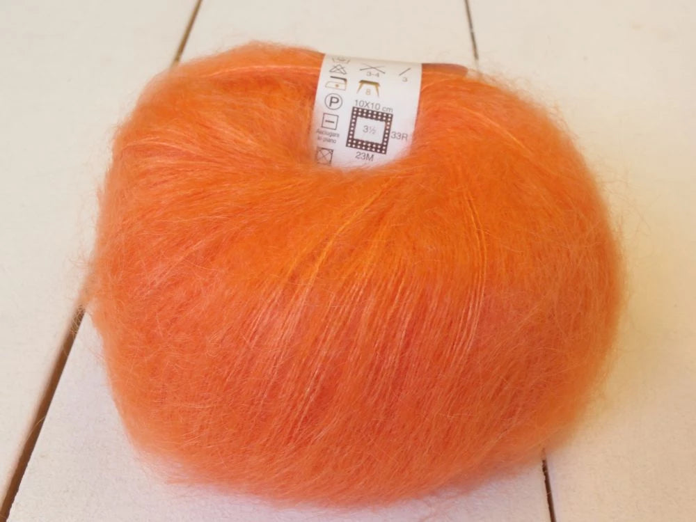 Gepard Kid Seta, silkkimohair 1411 orange