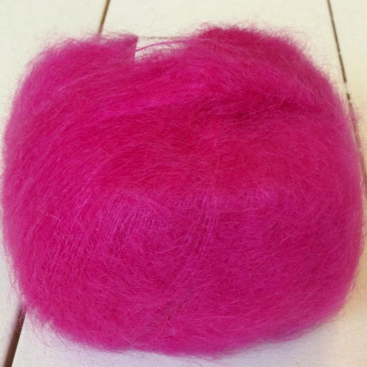 Gepard Kid Seta, silkkimohair 1108 pinkki aniliini