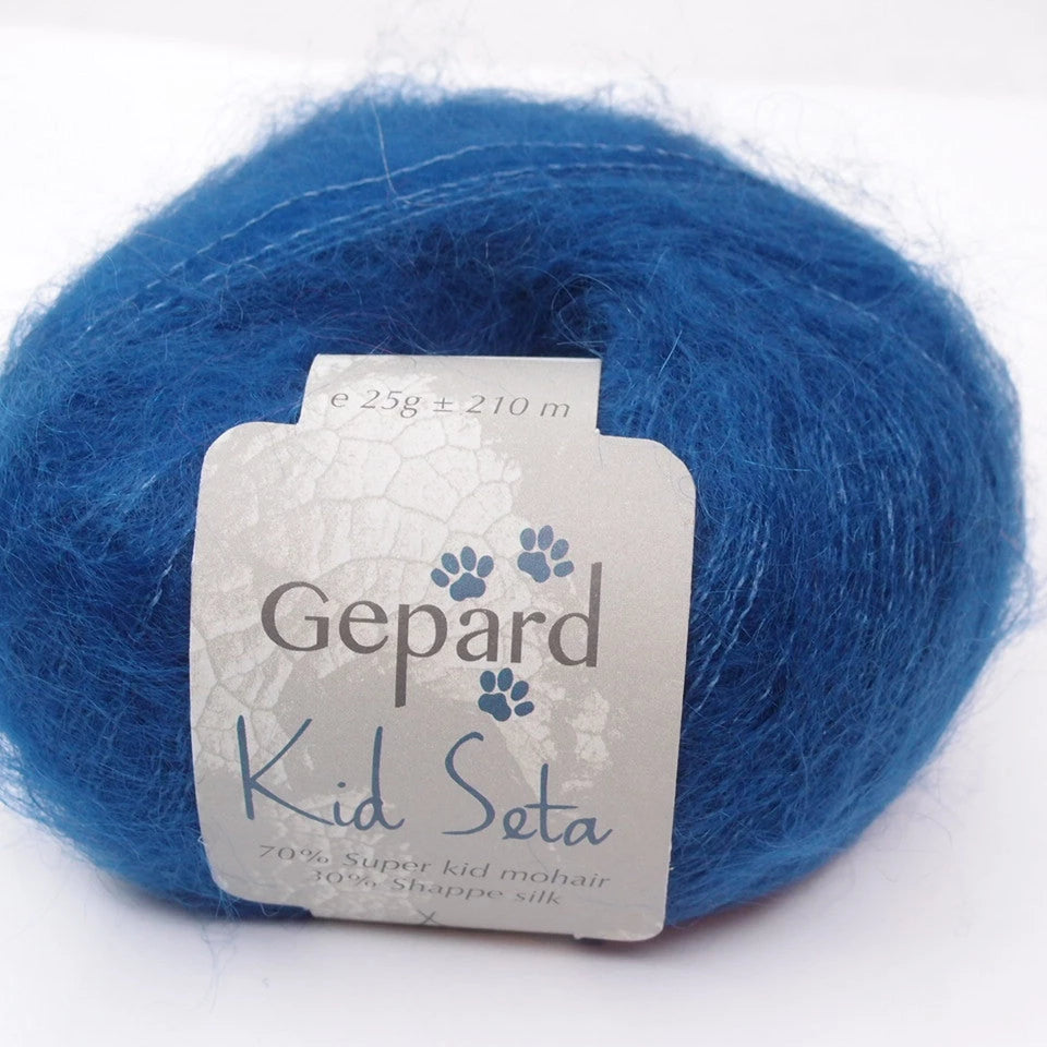 Gepard Kid Seta, silkkimohair 832 ROYAL BLUE