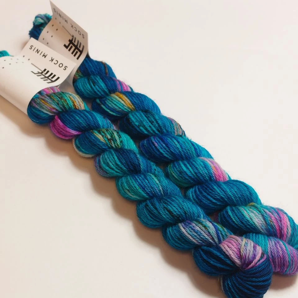 Hedgehog Fibres Sock Minis Deep End