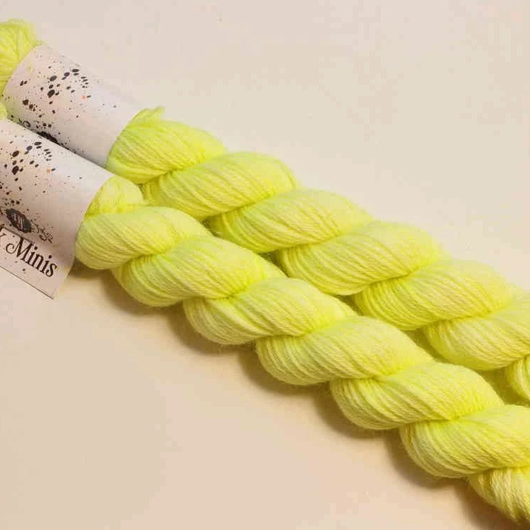 Hedgehog Fibres Sock Minis Highlighter