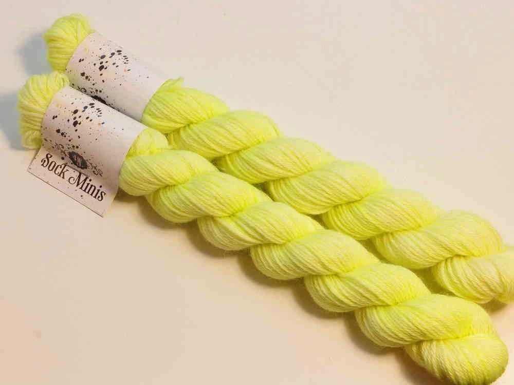 Hedgehog Fibres Sock Minis Highlighter