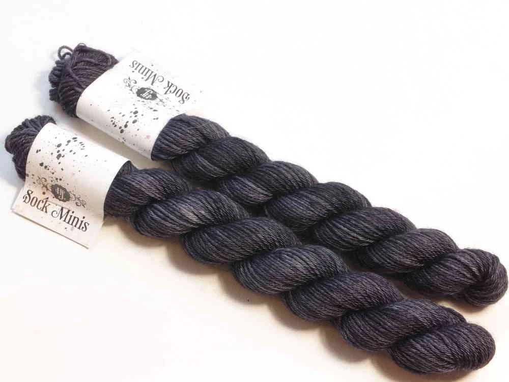 Hedgehog Fibres Sock Minis Graphite