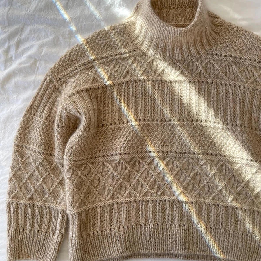 Ingrid Sweater pattern by PetiteKnit