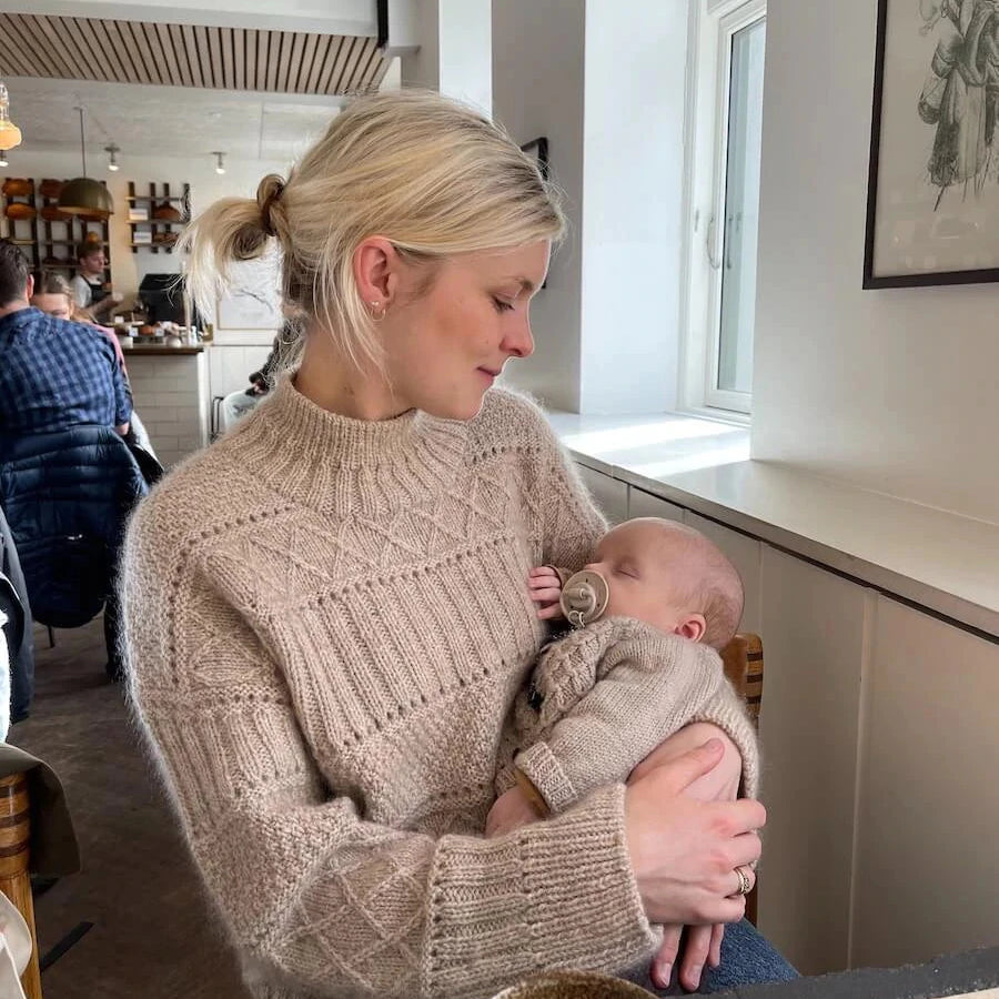 Ingrid Sweater pattern by PetiteKnit